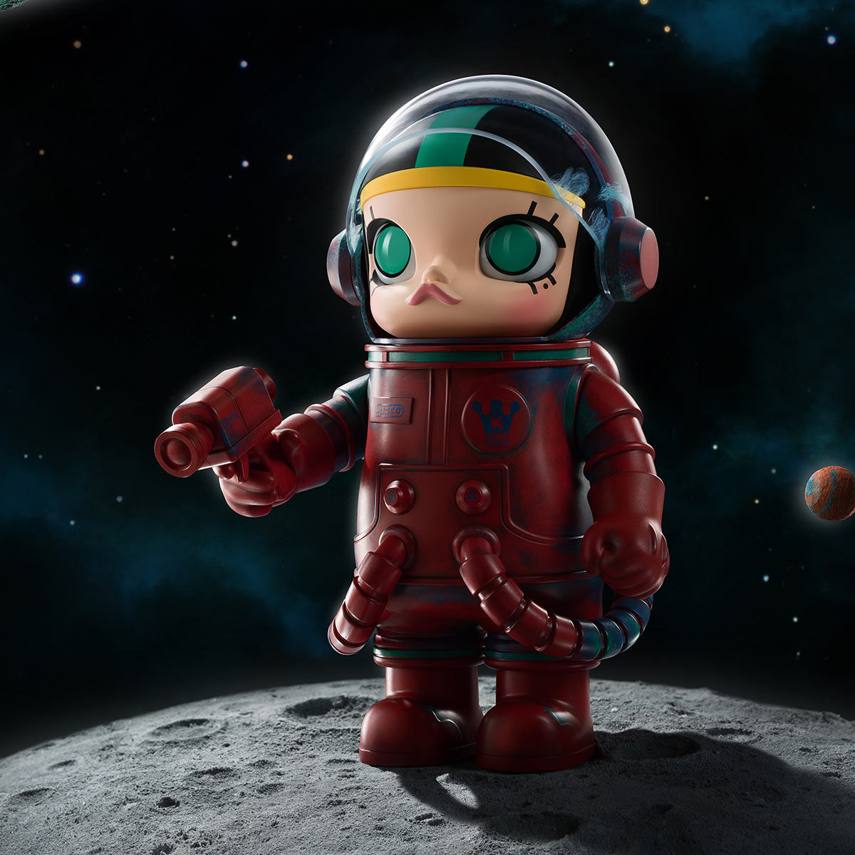 即日発送可能MEGA SPACE MOLLY 400% HELLO MOON MEGA SPACE MOLLY 400% Hello,Moon - POP MART (Japan)