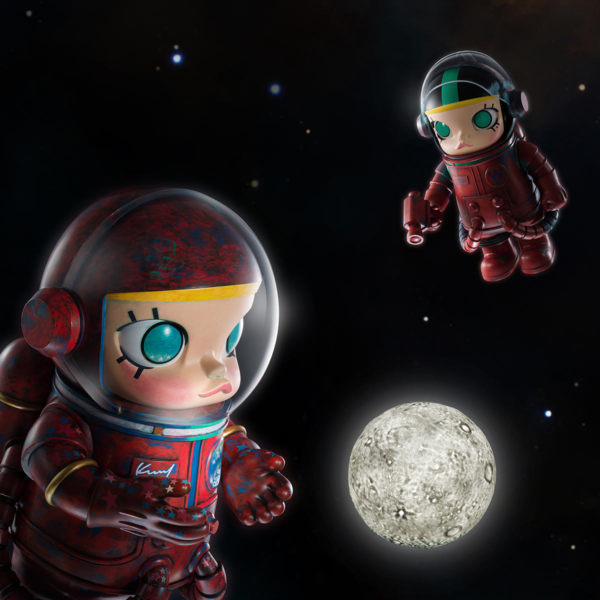 MEGA SPACE MOLLY 400% Hello,Moon - POP MART (Japan)