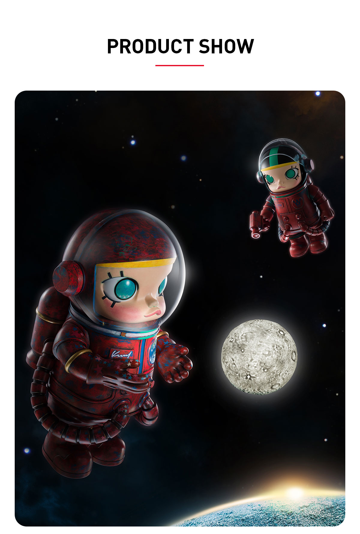 MEGA SPACE MOLLY 400% Hello,Moon - POP MART (Japan)