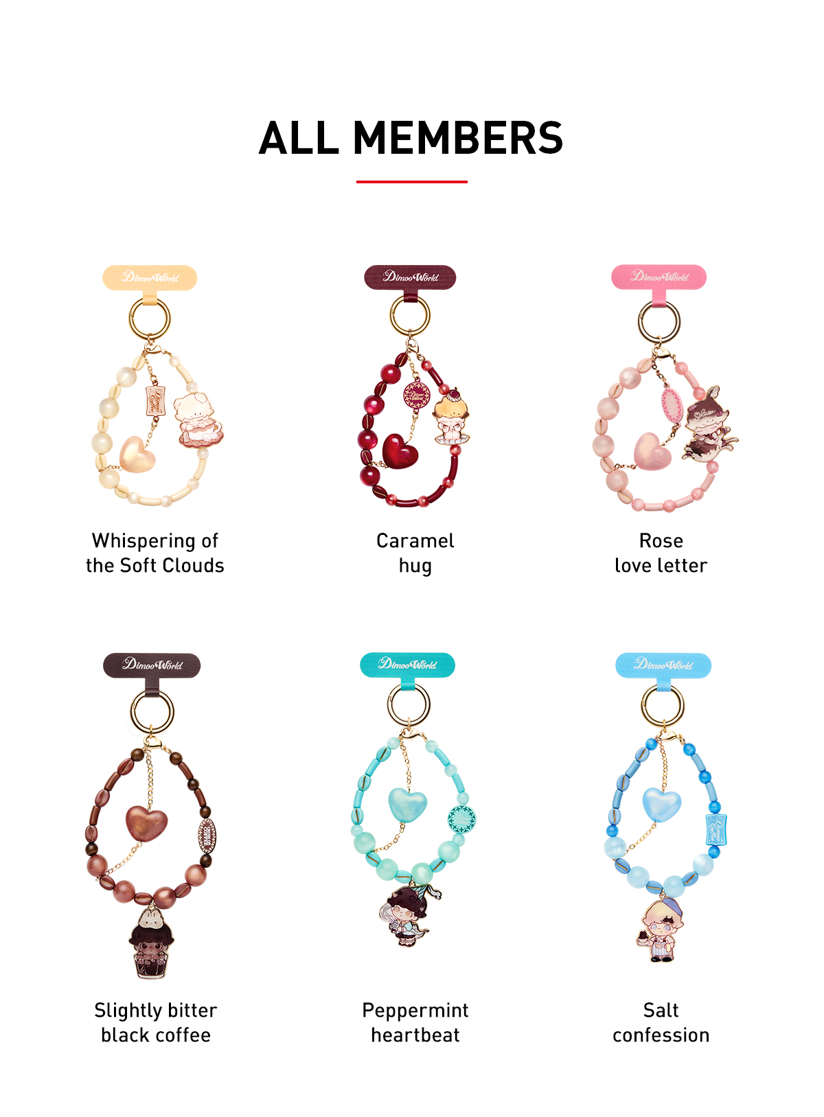 DIMOO Crush on Coffee Series-Phone Charm Blind Box - POP MART