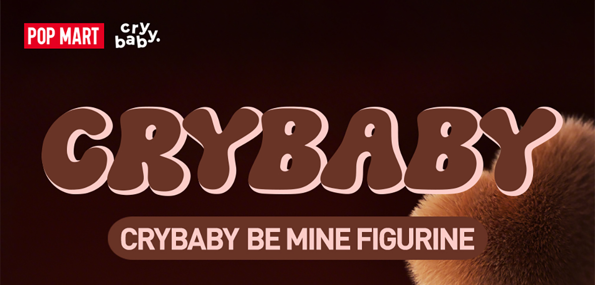 CRYBABY BE MINE FIGURINE - POP MART (Belgium)