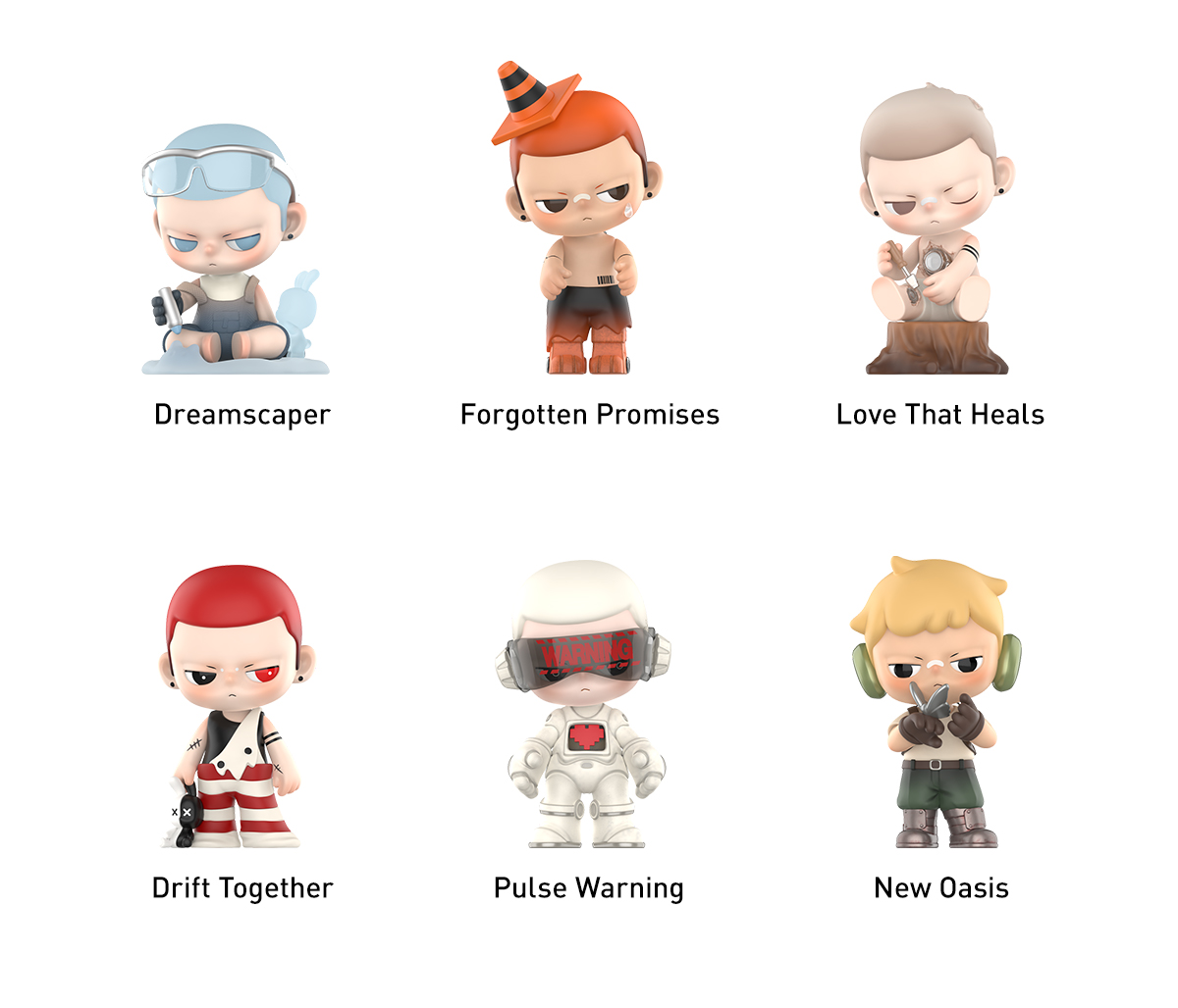 kubo city ofsunset poomart フィギュア3体セット KUBO City of Sunset Series Figures - POP MART (Canada)