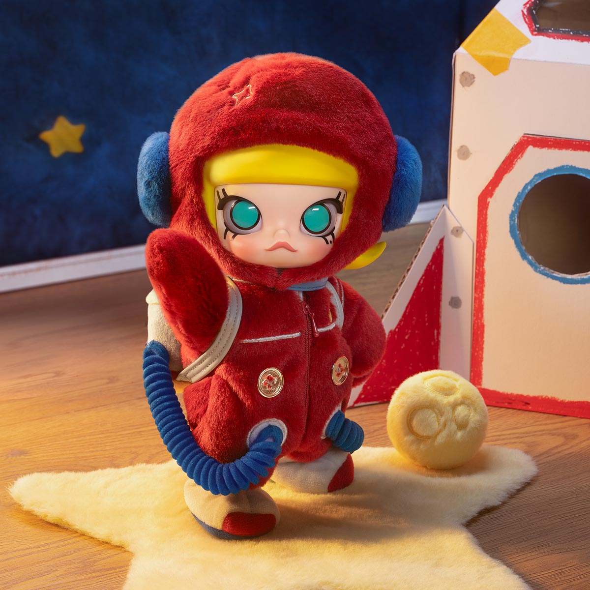 Molly shopping フィギュア　ショッピング　特別版　レア　限定 POPMART 400% Mega Space Molly Jelly Limited Edition Action
