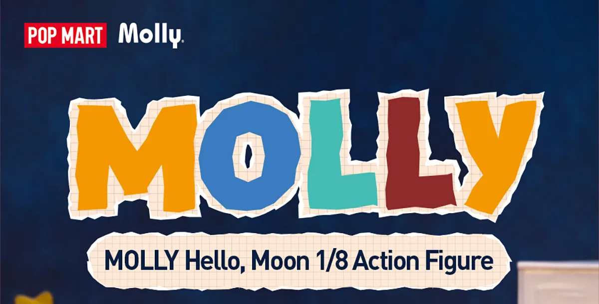 MOLLY Hello, Moon 1/8 アクションフィギュア - POP MART (Japan)