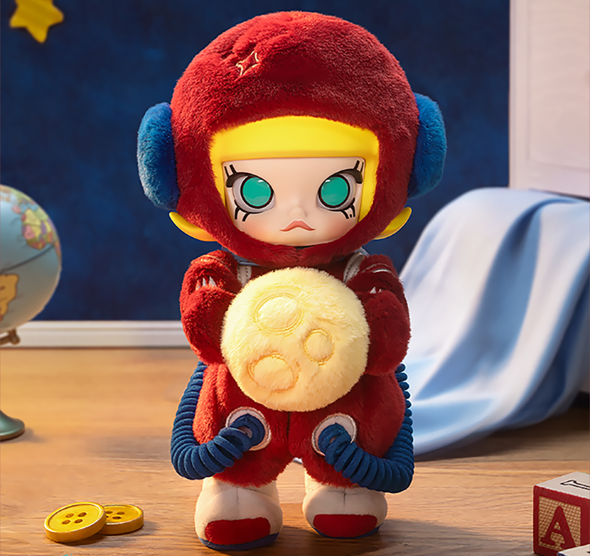 Molly Hello Kitty popmart アクションフィギュア POP MART MEGA SPACE MOLLY 400% Confirmed-Hello Kitty ABS PVC