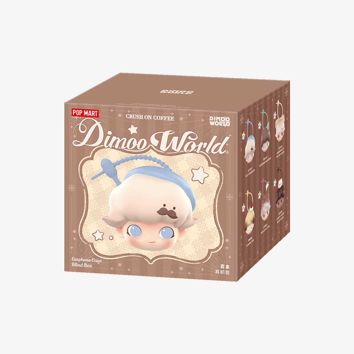 DIMOO Crush on Coffee シリーズ イヤホンケース アソート DIMOO Crush on Coffee シリーズ イヤホンケース - POP MART