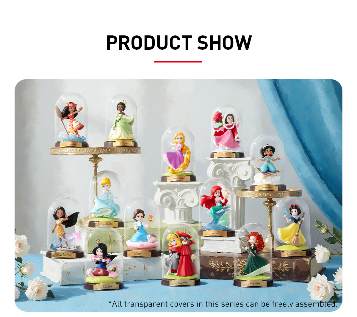 ディズニープリンセス Create Your World POPMART Disney Princess Create Your World Series Figures - POP MART (France)