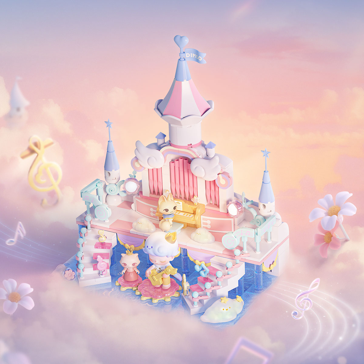 DIMOO Dream Melody Series Blocks - POP MART (Singapore)