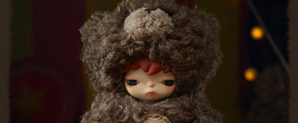 Hirono Bear Vinyl Plush Doll - POP MART (Macau, China)