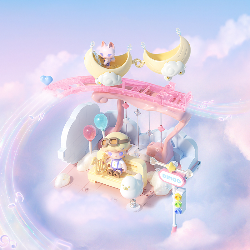 DIMOO Dream Melody シリーズブロック MELODY BALL DIMOO Dream Melody Series Blocks - POP MART (Macau, China)
