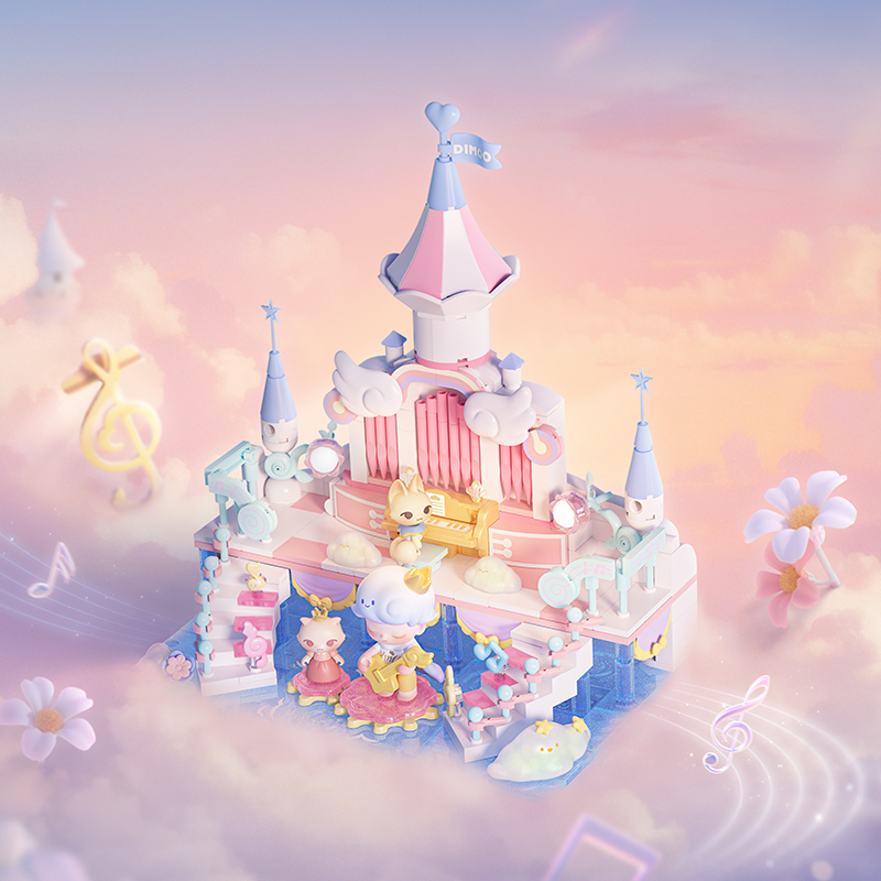 DIMOO Dream Melody Series Blocks - POP MART (Macau, China)