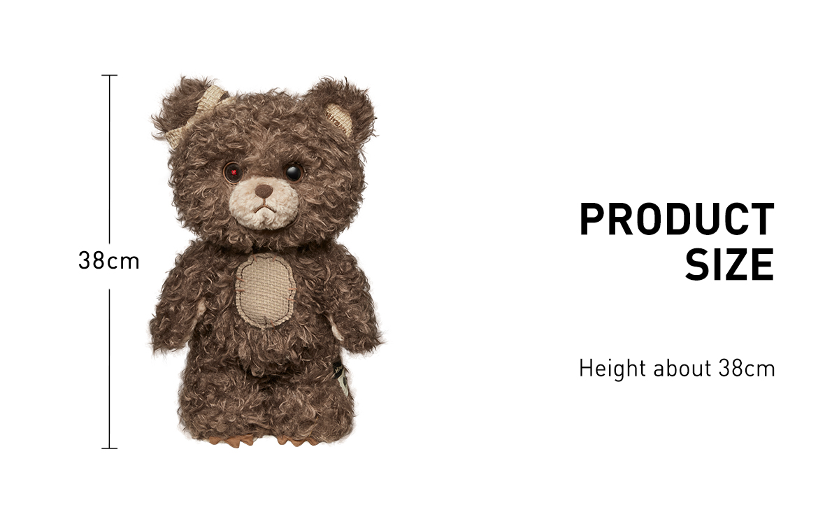 Hirono Bear Vinyl Plush Doll - POP MART (Japan)
