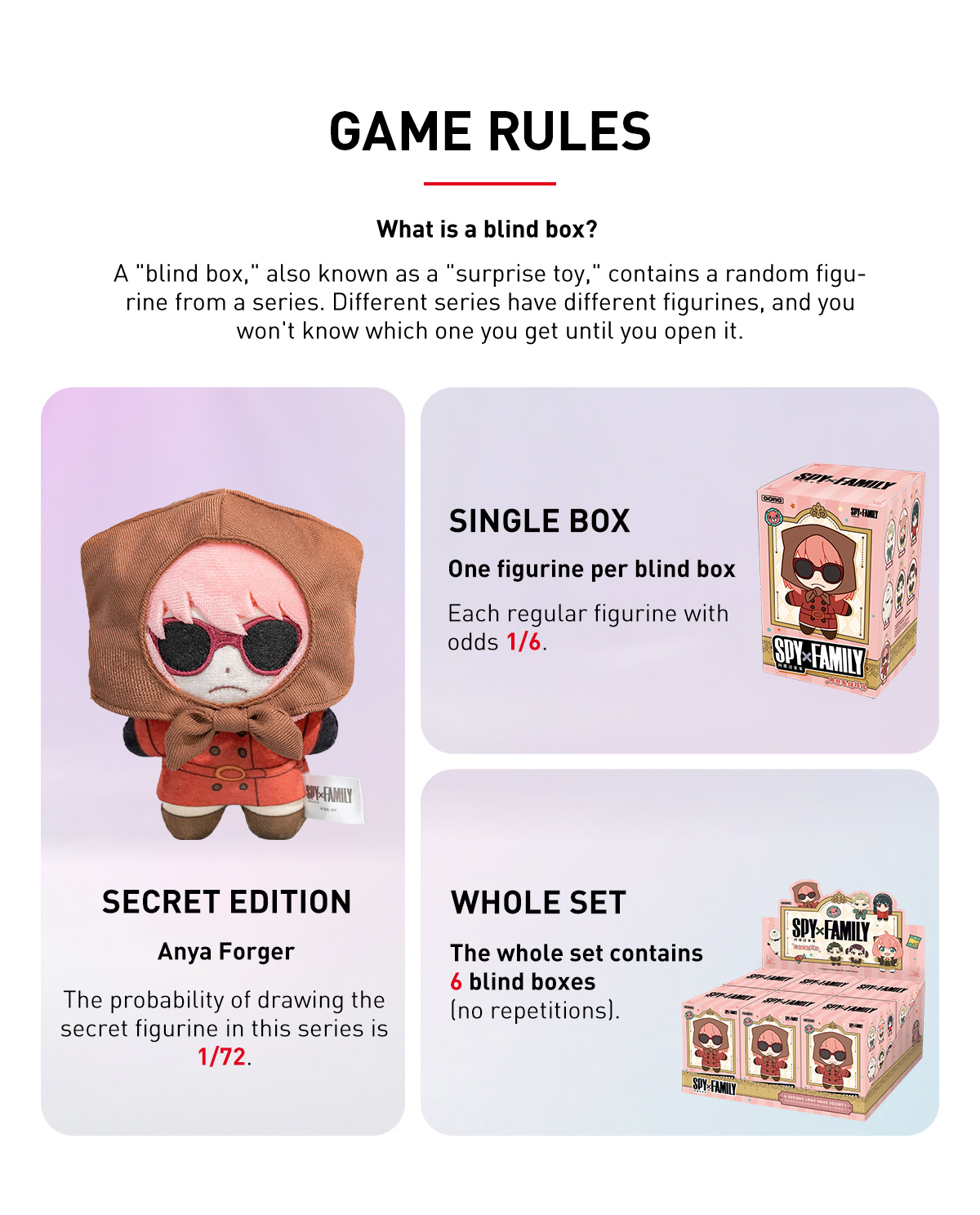 SPY × FAMILY Character Series Plush Blind Box - POP MART (Japan)