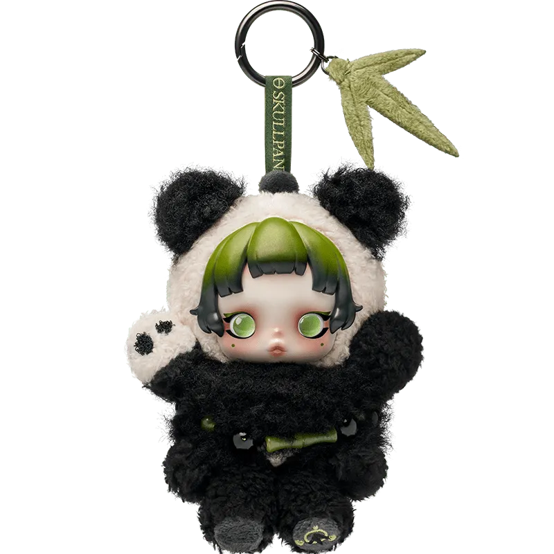 SKULLPANDA Lazy Panda Plush Doll Pendant - POP MART (Japan)