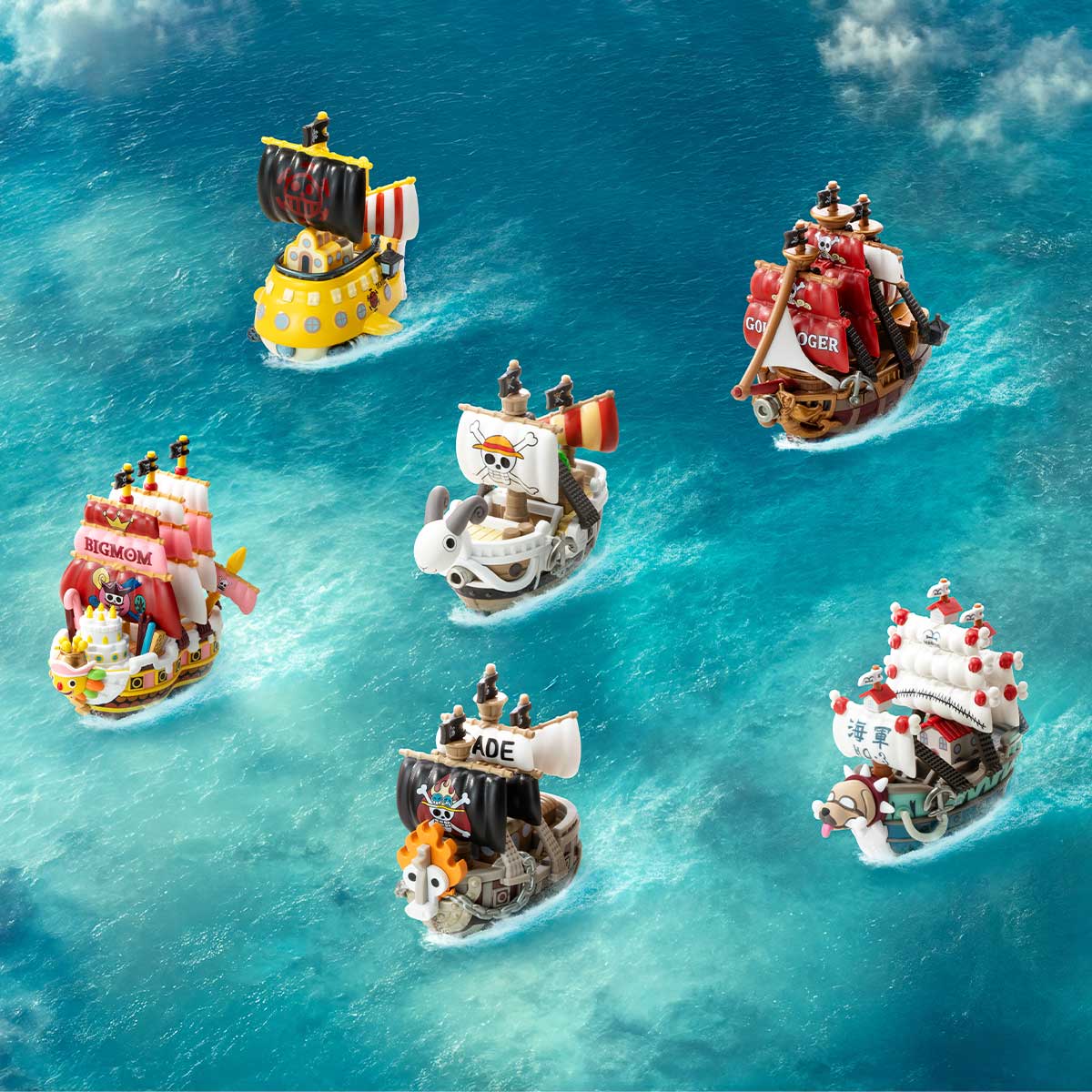 POP MART One Piece グランド ライン シリーズ ONE PIECE - THE GRAND LINE SERIES VEHICLES Set sail with ONE