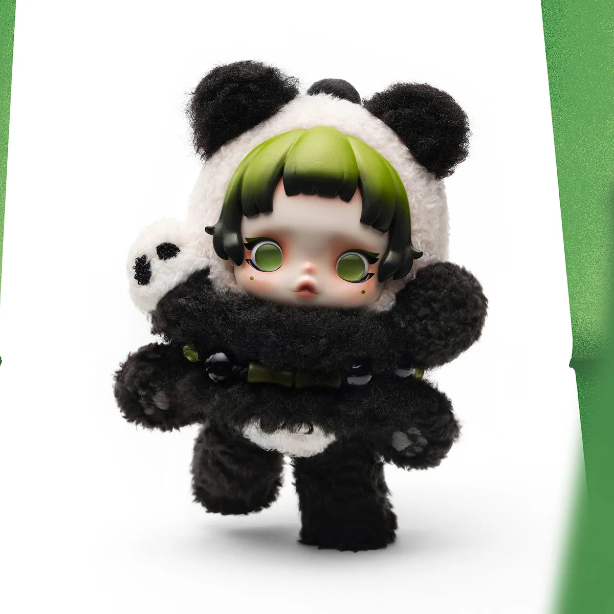SKULLPANDA Lazy Panda Plush Doll Pendant - POP MART (Japan)