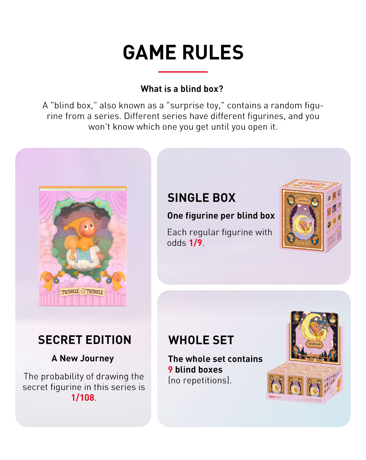 Twinkle Twinkle Light Up Series Scene Sets - POP MART (Japan)