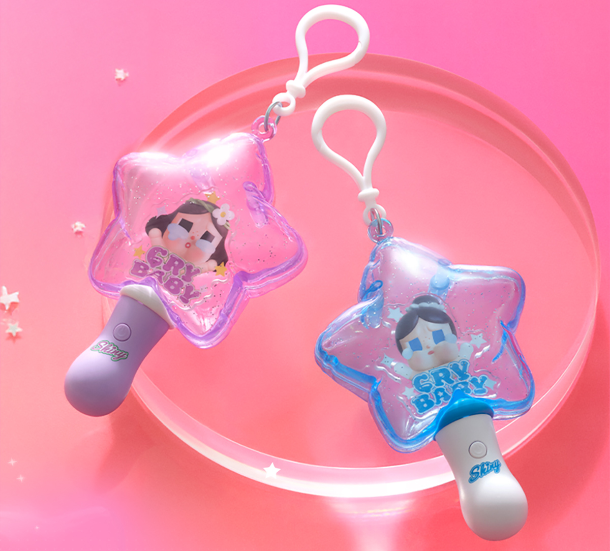 【正規品】 CRY BABY shiny shiny ルミナスペンダント 3箱 CRYBABY SHINY SHINY Series-Luminous Pendant Blind Box - POP
