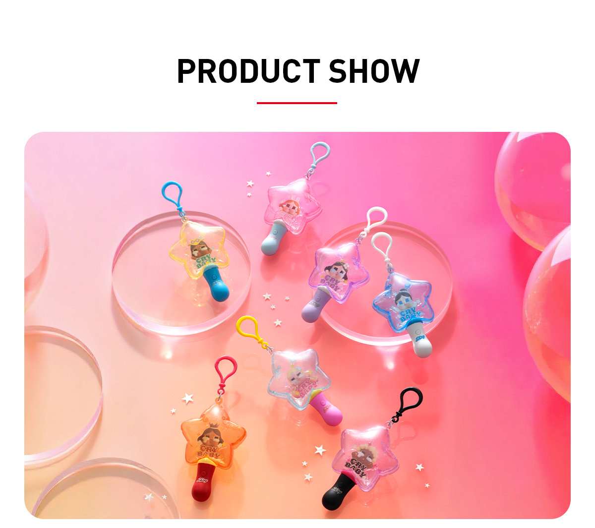 POP NOW:CRYBABY SHINY SHINYシリーズ ルミナスペンダント - POP MART