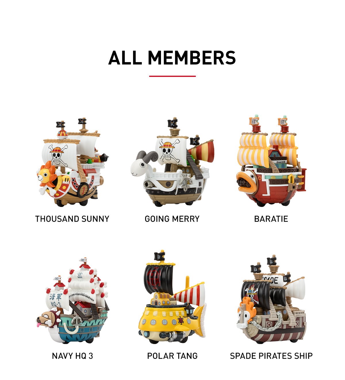 POP MART One Piece グランド ライン シリーズ One Piece - The Grand Line Series Vehicles - POP MART (Canada)