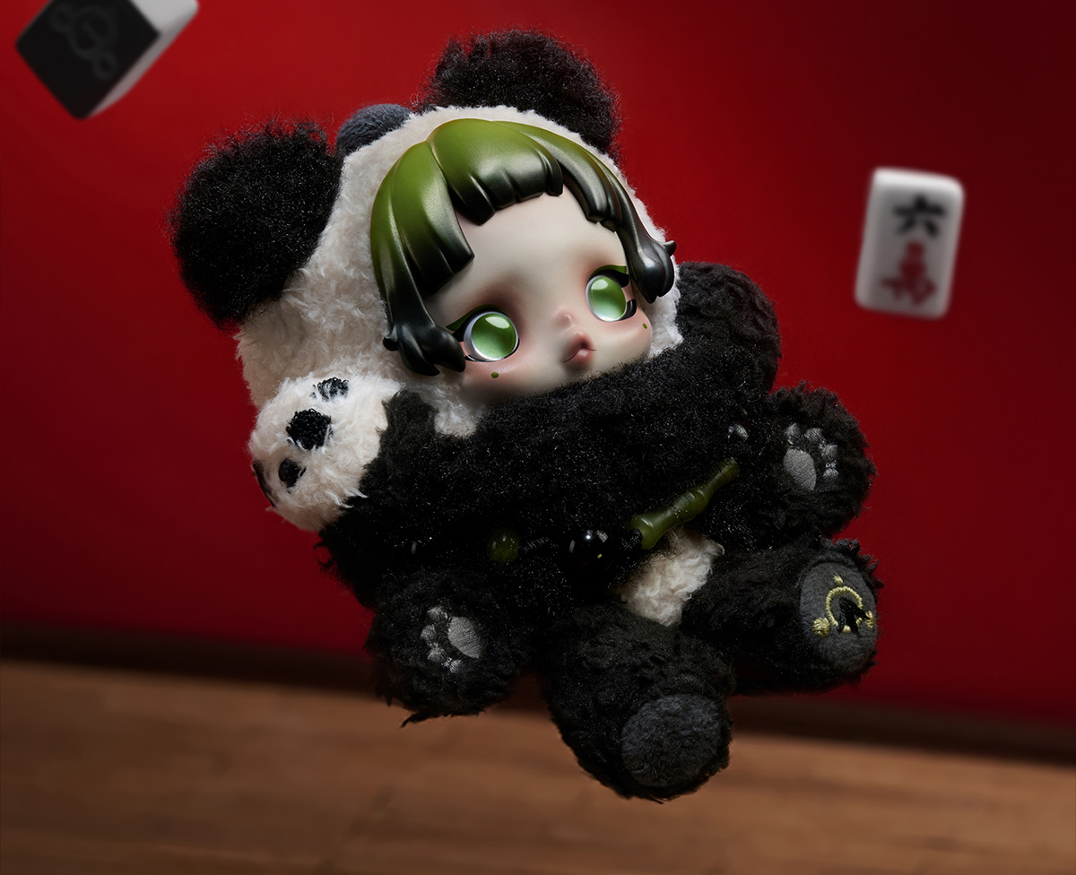 SKULLPANDA ぬいぐるみペンダント　2個セット SKULLPANDA Lazy Panda ぬいぐるみペンダント - POP MART (Japan)