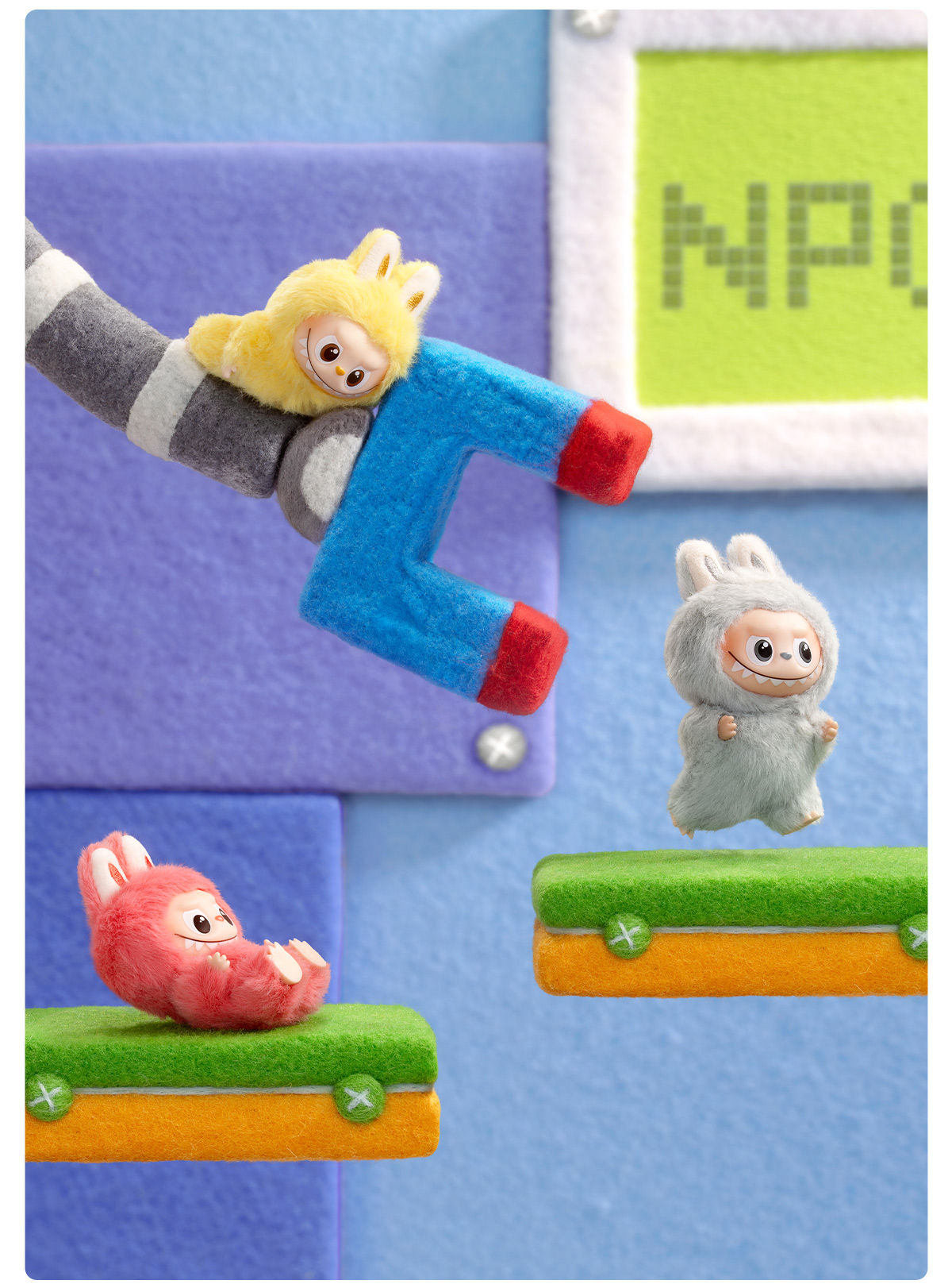 POP NOW:THE MONSTER PIN FOR LOVE SERIES - Vinyl Plush Pendant