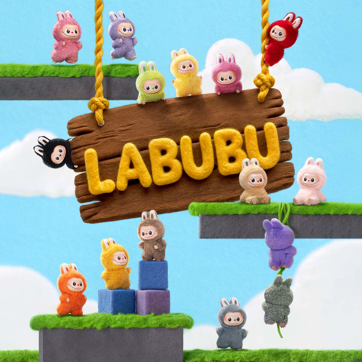 Labubu Pin For Love charm 3