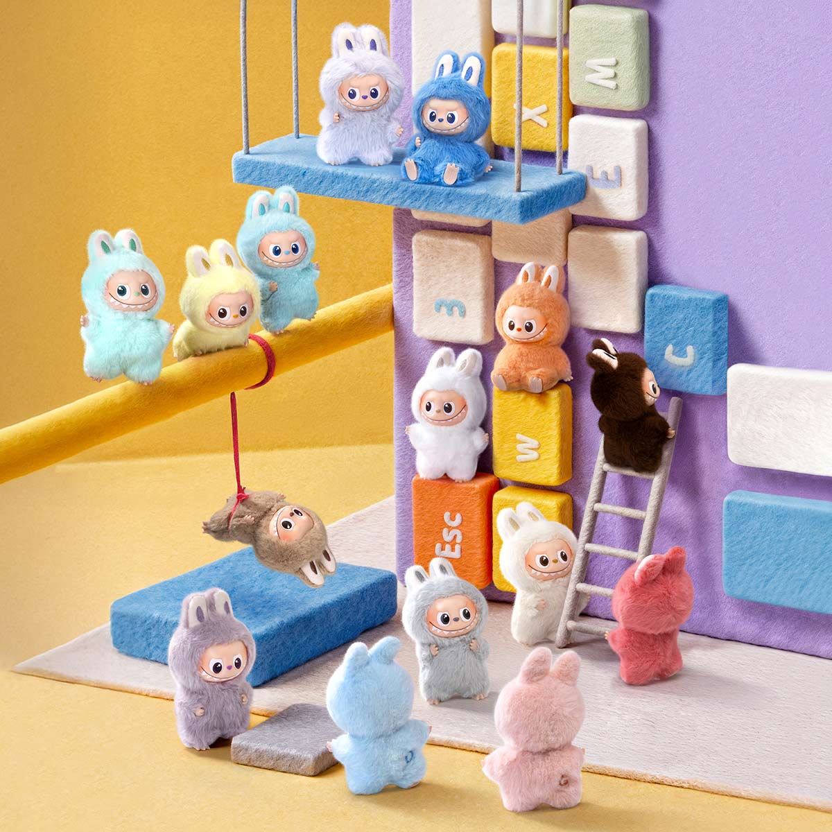 THE MONSTER PIN FOR LOVE シリーズぬいぐるみペンダント(A-M