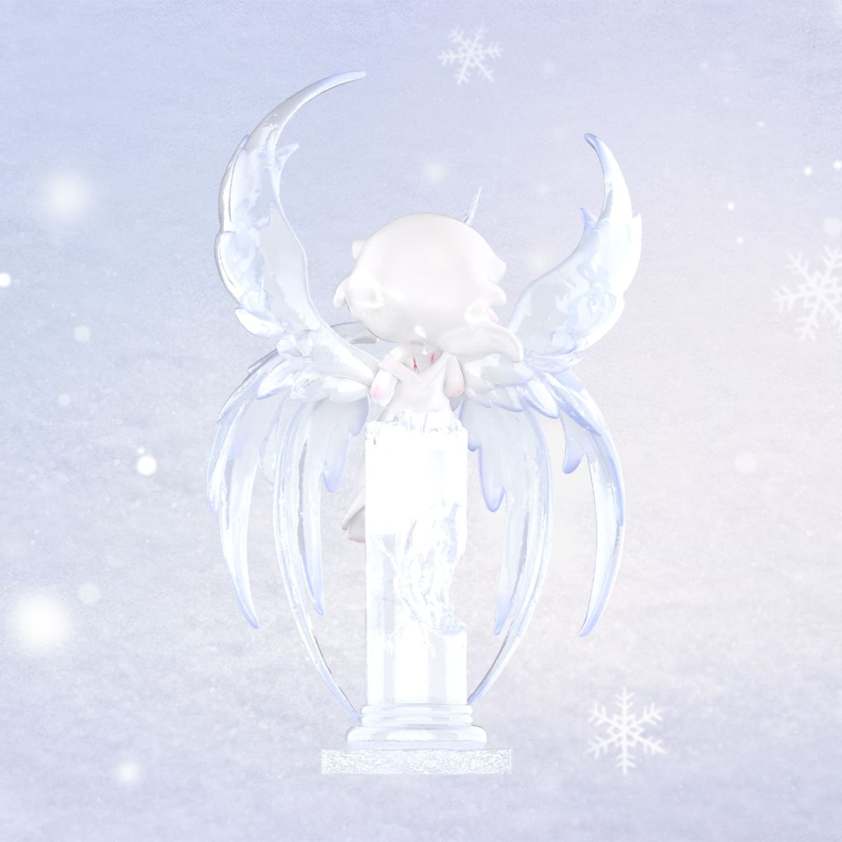 POPMART AZURA THE WING 翼 AZURA The Ice Wing Figurine - POP MART (Japan)