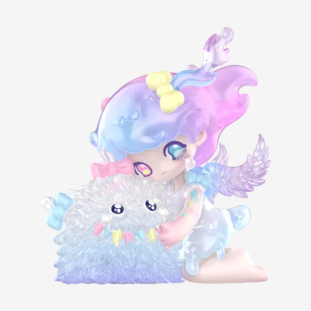 先行販売品 新品未開封 Azura Instinctoy POPMART Azura × INSTINCTOY Snuggle with Bowy Fluffy Figure - POP
