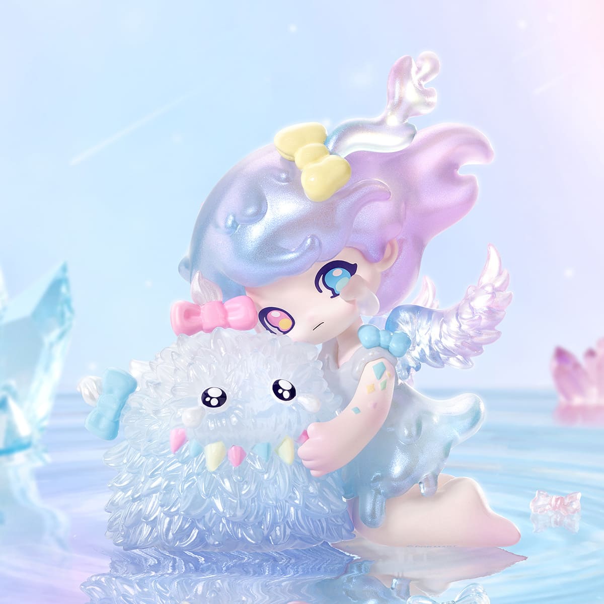 Azura × INSTINCTOY POPMART Azura × INSTINCTOY Snuggle with Bowy Fluffy Figure - POP