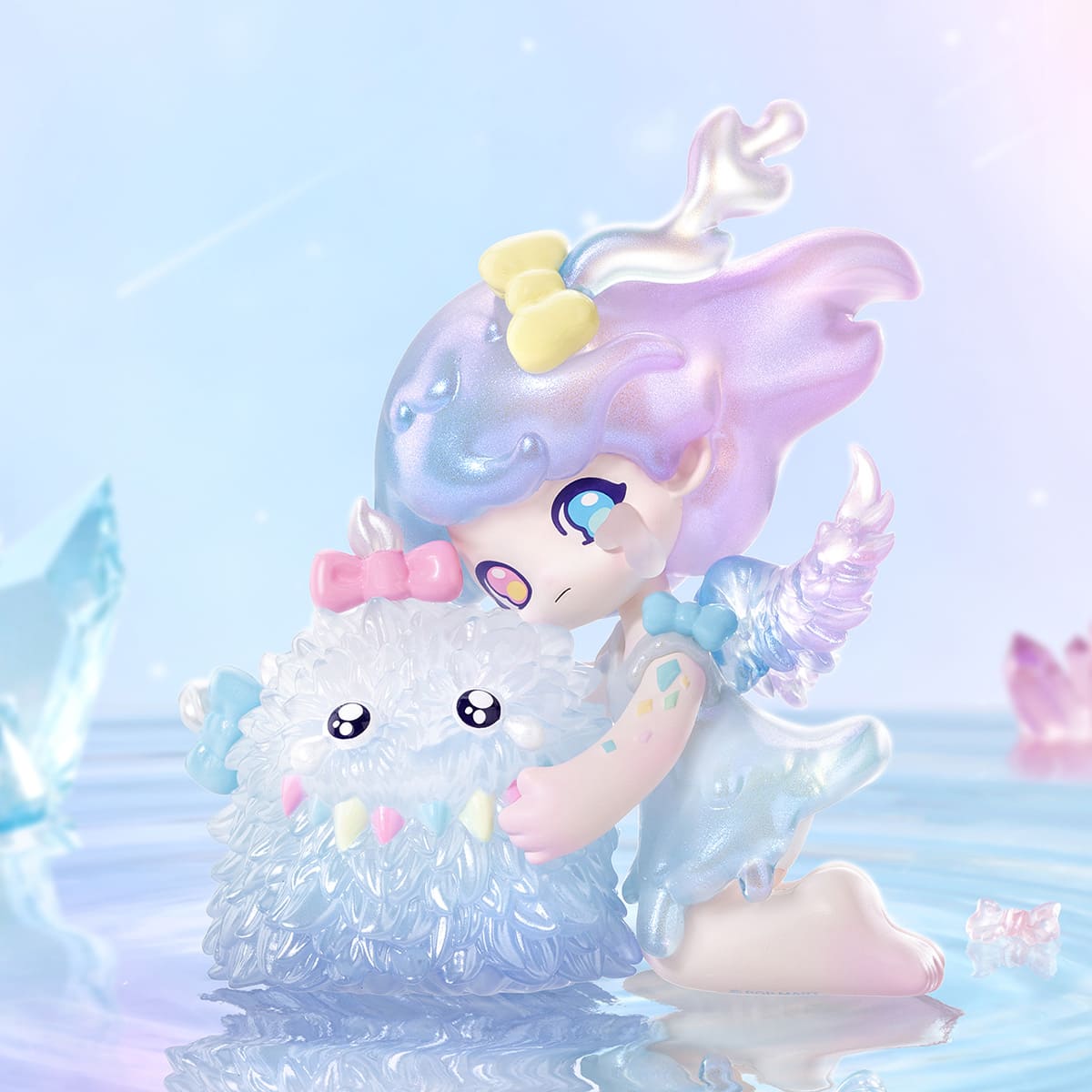 Azura × INSTINCTOY POPMART Azura × INSTINCTOY Snuggle with Bowy Fluffy Figure - POP