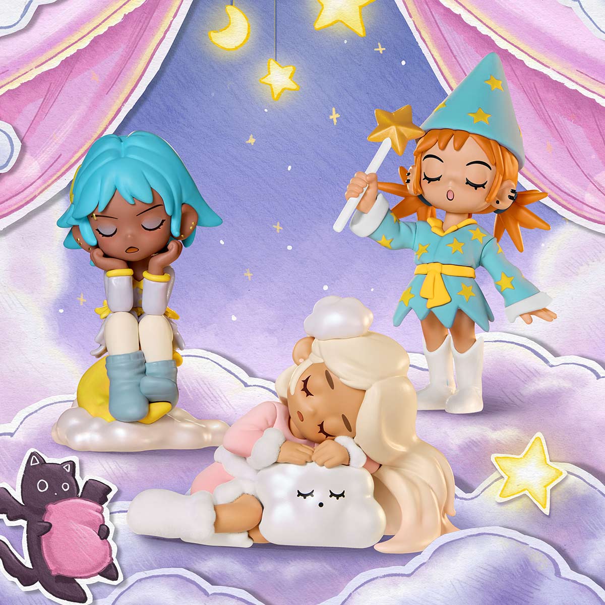 Lil Peach Riot Sleepover Series Figures - POP MART (Japan)