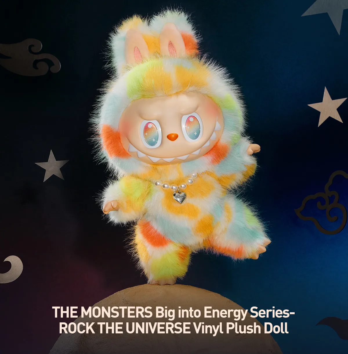 THE MONSTERS Big into Energy Series-ROCK THE UNIVERSE Vinyl Plush 