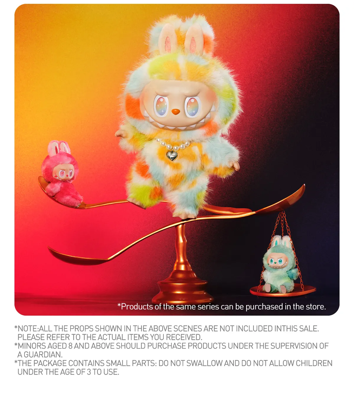 THE MONSTERS Big into Energy Series-ROCK THE UNIVERSE Vinyl Plush 