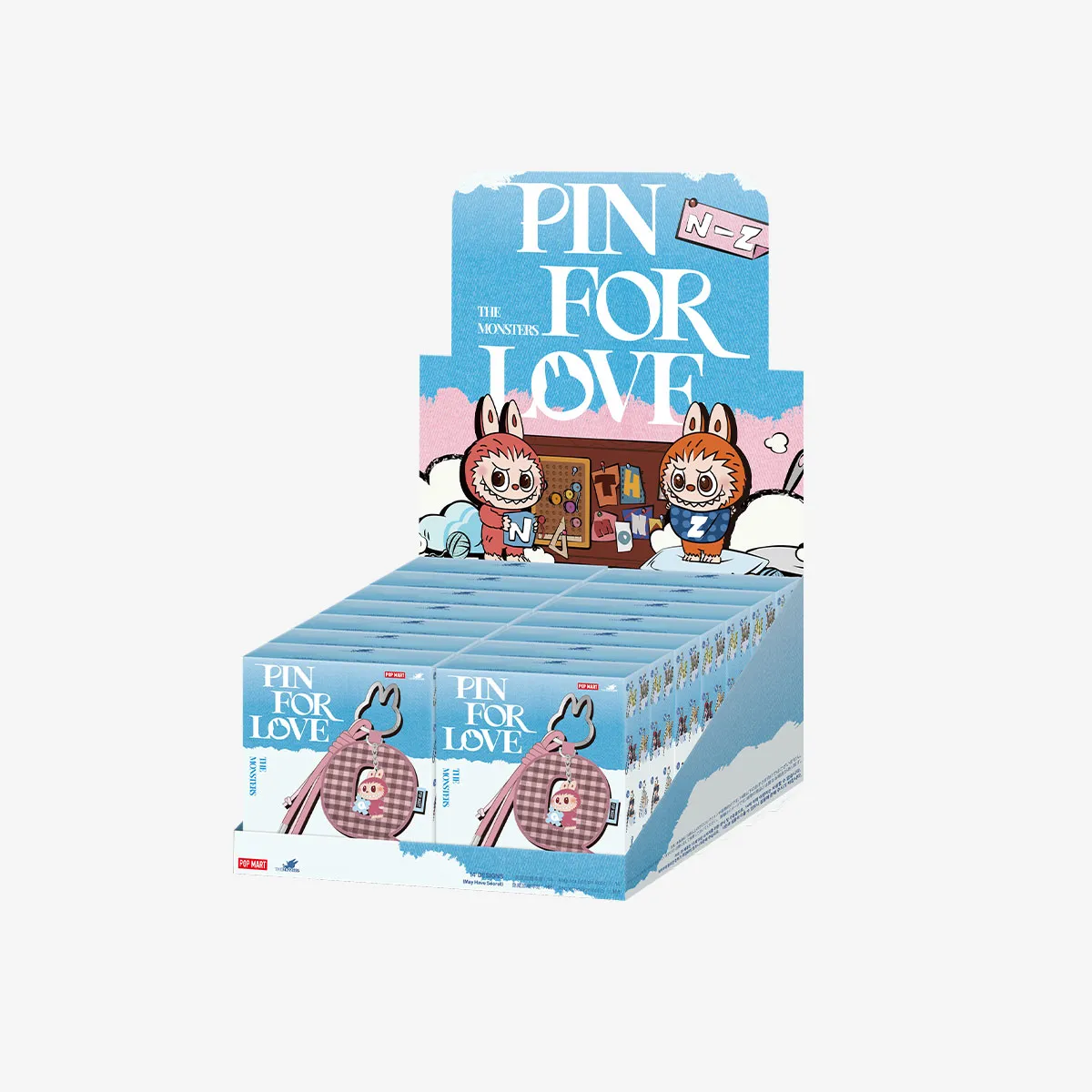 THE MONSTERS Pin for Love Series- Letter Pendant Blind Box