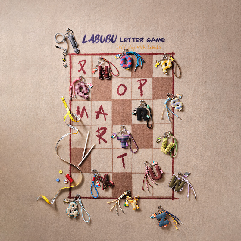 THE MONSTERS Pin for Love Series- Letter Pendant Blind Box (N-Z