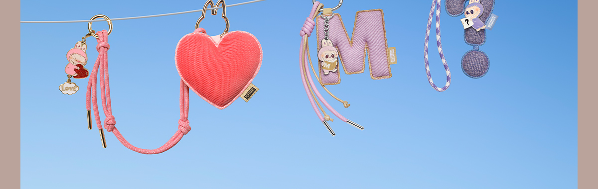 THE MONSTERS Pin for Love Series- Letter Pendant Blind Box (A-M