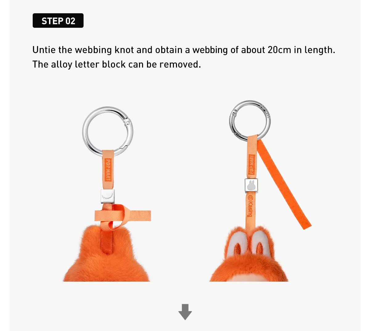 POP NOW:THE MONSTER PIN FOR LOVE SERIES - Vinyl Plush Pendant 