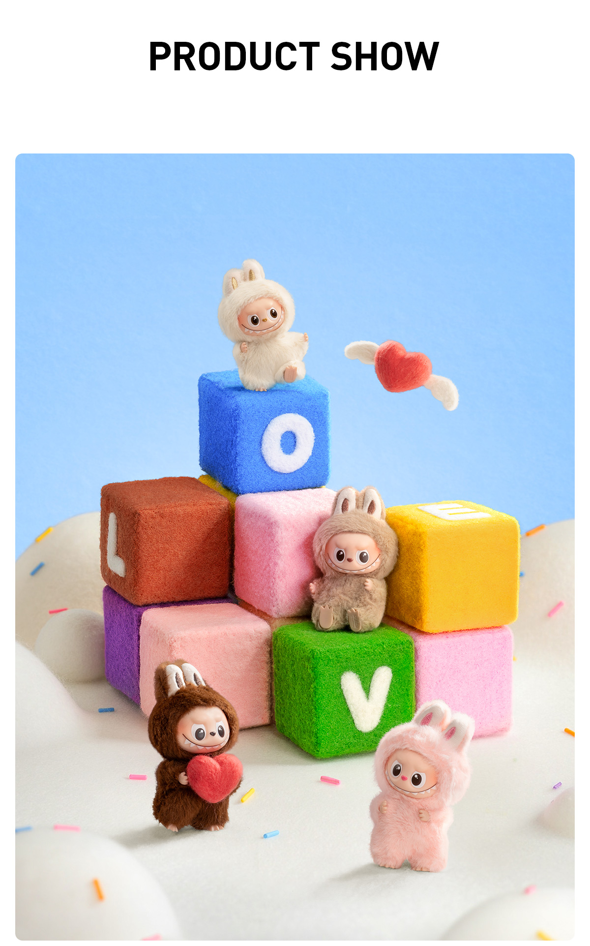 セット 美個体 Vinyl Plush Pendant Blind Box S THE MONSTERS Pin for Love Series-Vinyl Plush Pendant Blind