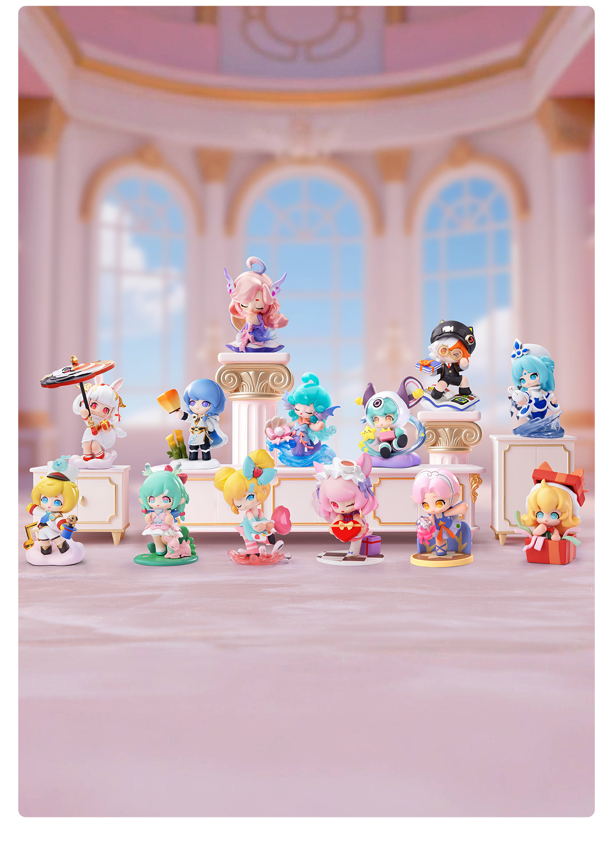 POP MART HONOR OF KINGS フィギュアセット 3個入り未開封 Honor of Kings Baby Heroes Gratitude Season シリーズ - POP