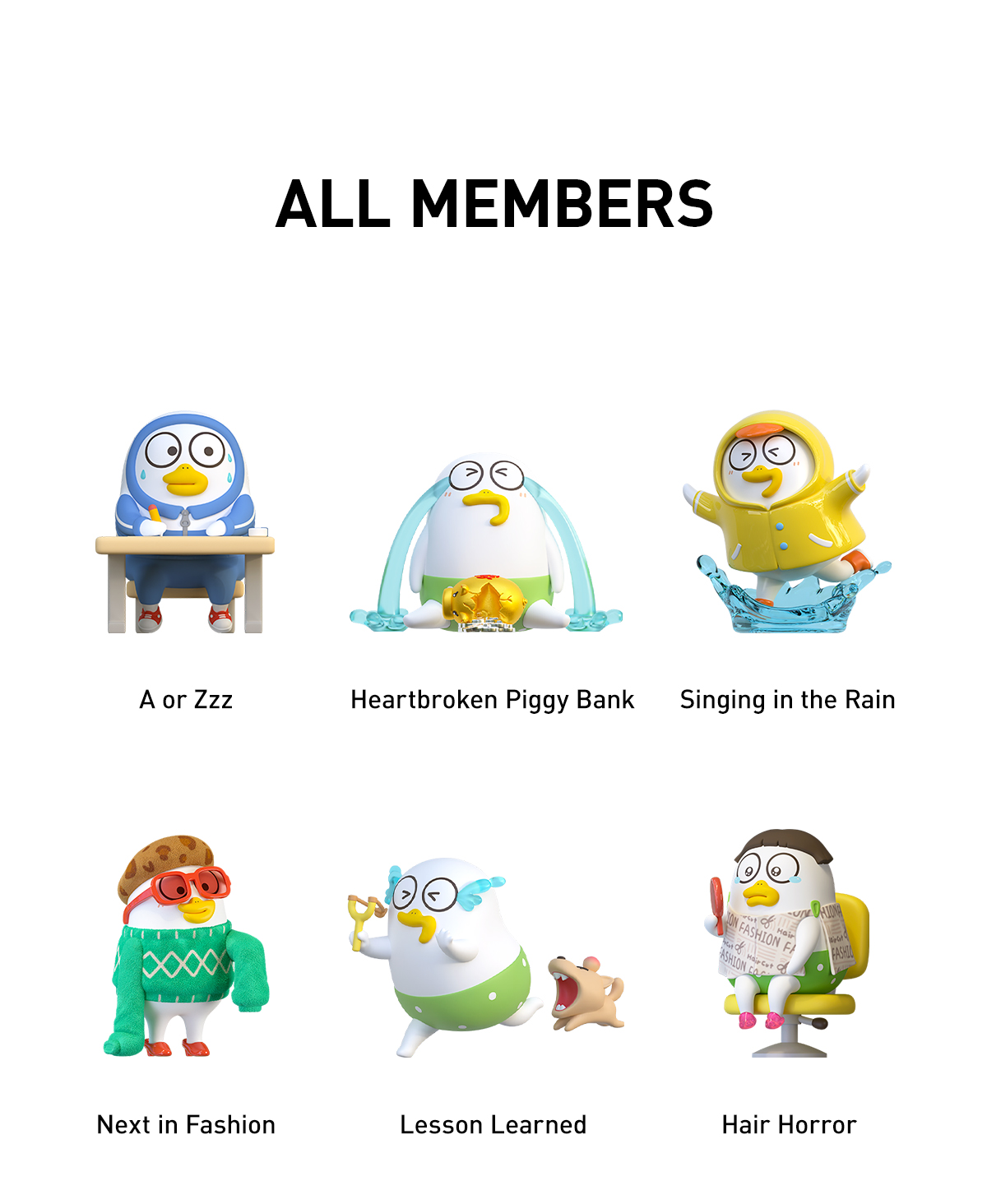 POPMART Duckyo Never Grows Up ポップマート12個 Duckyo Never Grows Up Series Figures - POP MART (Australia)