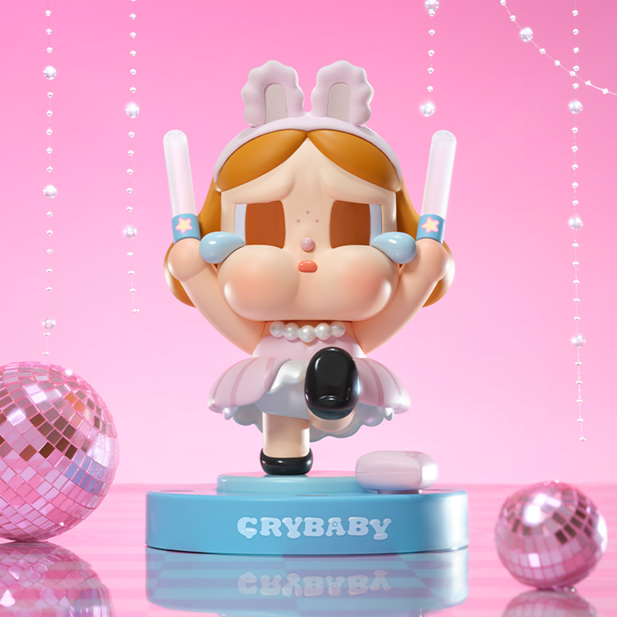 【正規品】POPMART CRYBABY SHINY SHINY シリーズ CRYBABY SHINY SHINY Series-Earphone Case - POP MART (United