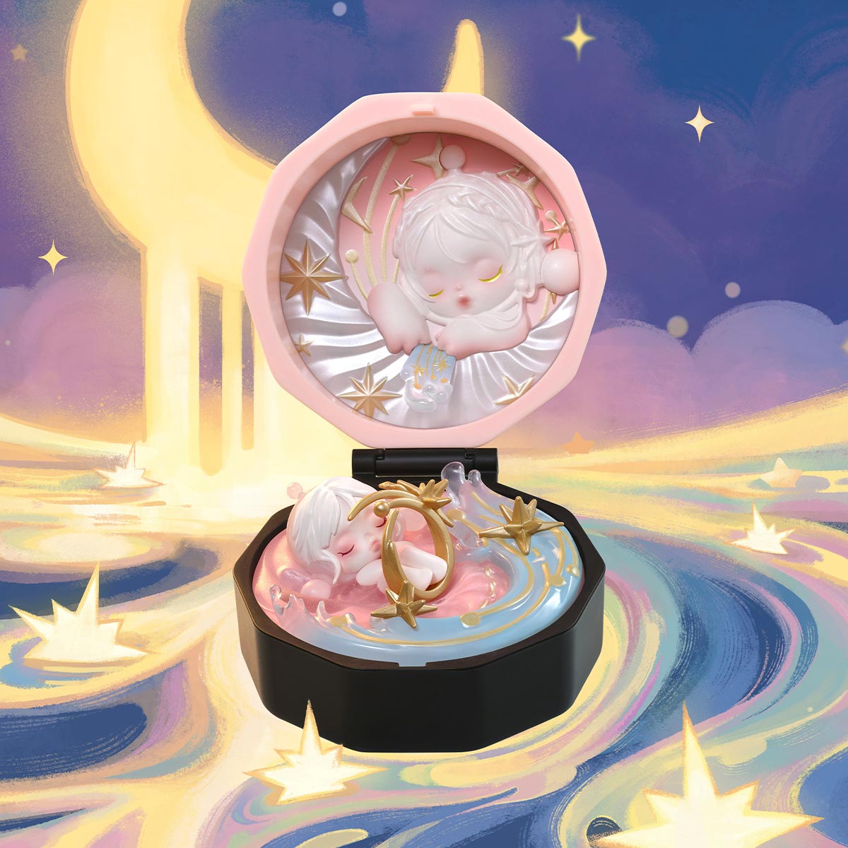 Romantic Ring Box シリーズ4シーンアソートボックス 2セット Romantic Ring Box シリーズ4シーンセット - POP MART (Poland)