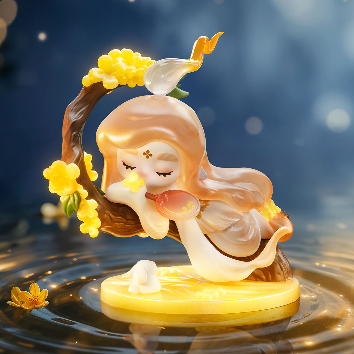 POPMART CHAKA MOON GAZING 月見フィギュア CHAKA Moon Gazing Figure - POP MART (Japan)
