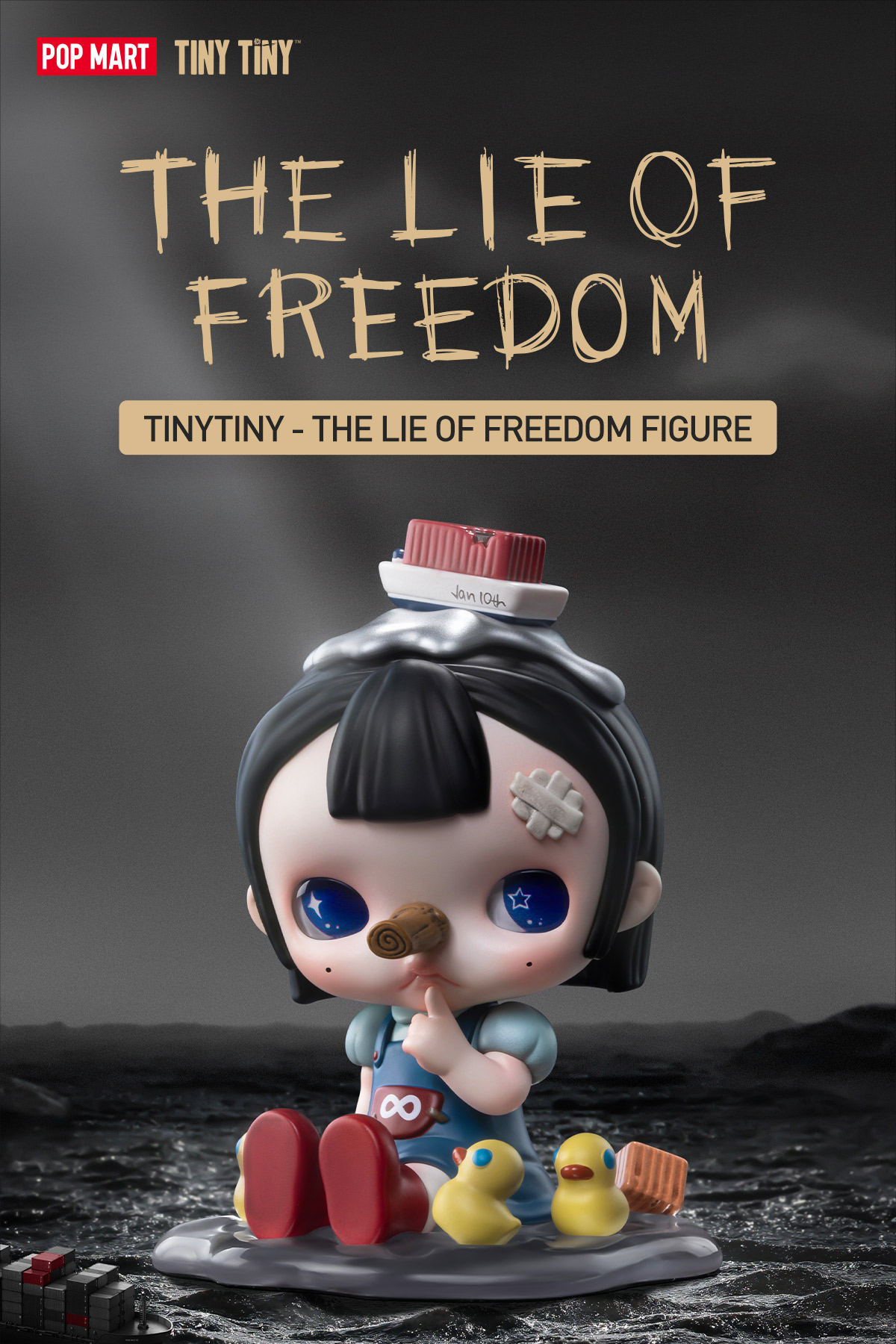 【Ruby.様】tinytiny Popmart TINYTINY THE LIE OF FREEDOM FIGURE - POP MART (United Kingdom)