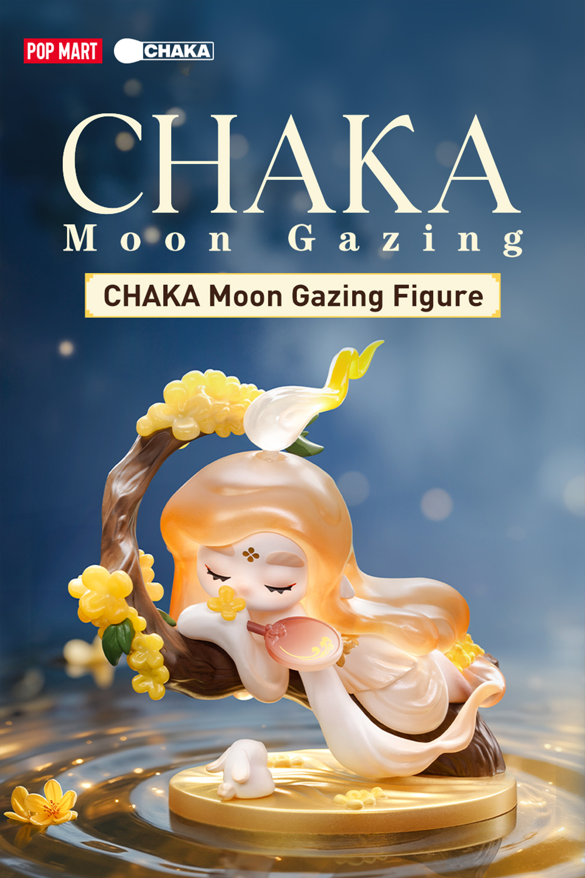 POPMART CHAKA 月見フィギュア CHAKA Moon Gazing Figure - POP MART (Germany)
