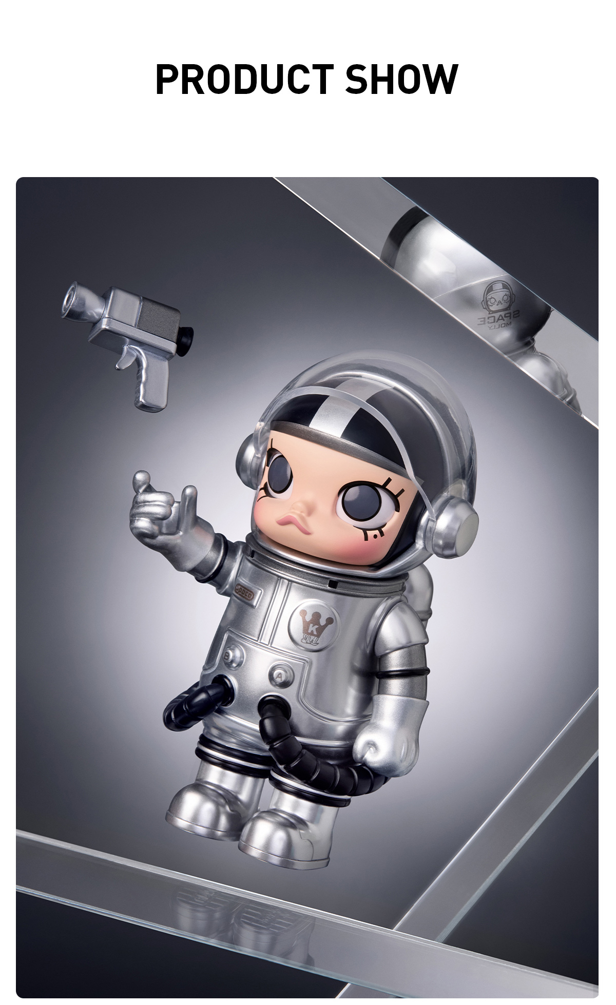 [正規品]Space Molly 100% Refraction POP MART Mega Space Molly 100% Refraction - Limited Edition