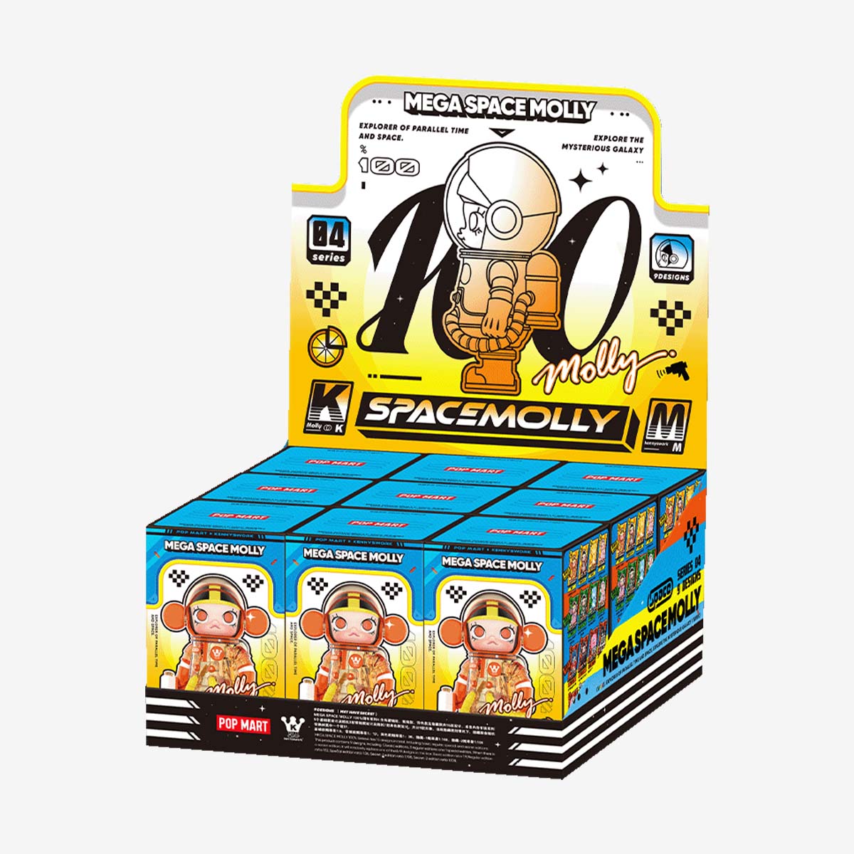 メガコレクション メガ スペース モリー 100% シリーズ4 MEGA SPACE MOLLY 100% シリーズ4 - POP MART (Japan)