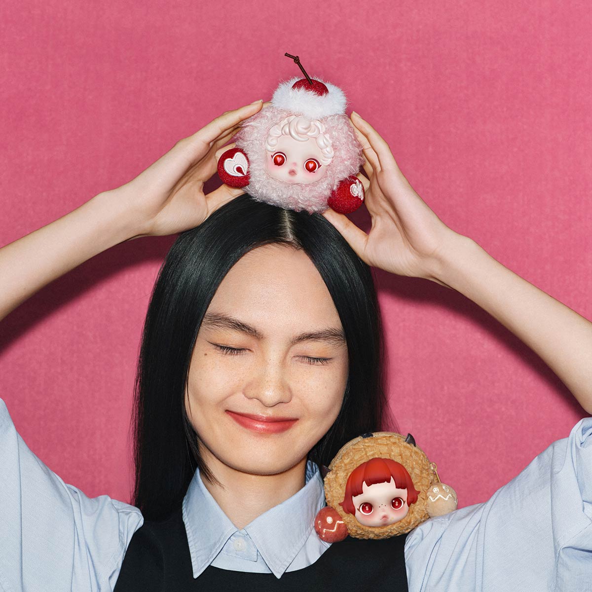 SKULLPANDA You Found Me！Series Earphone Bag-Pranky Peanut